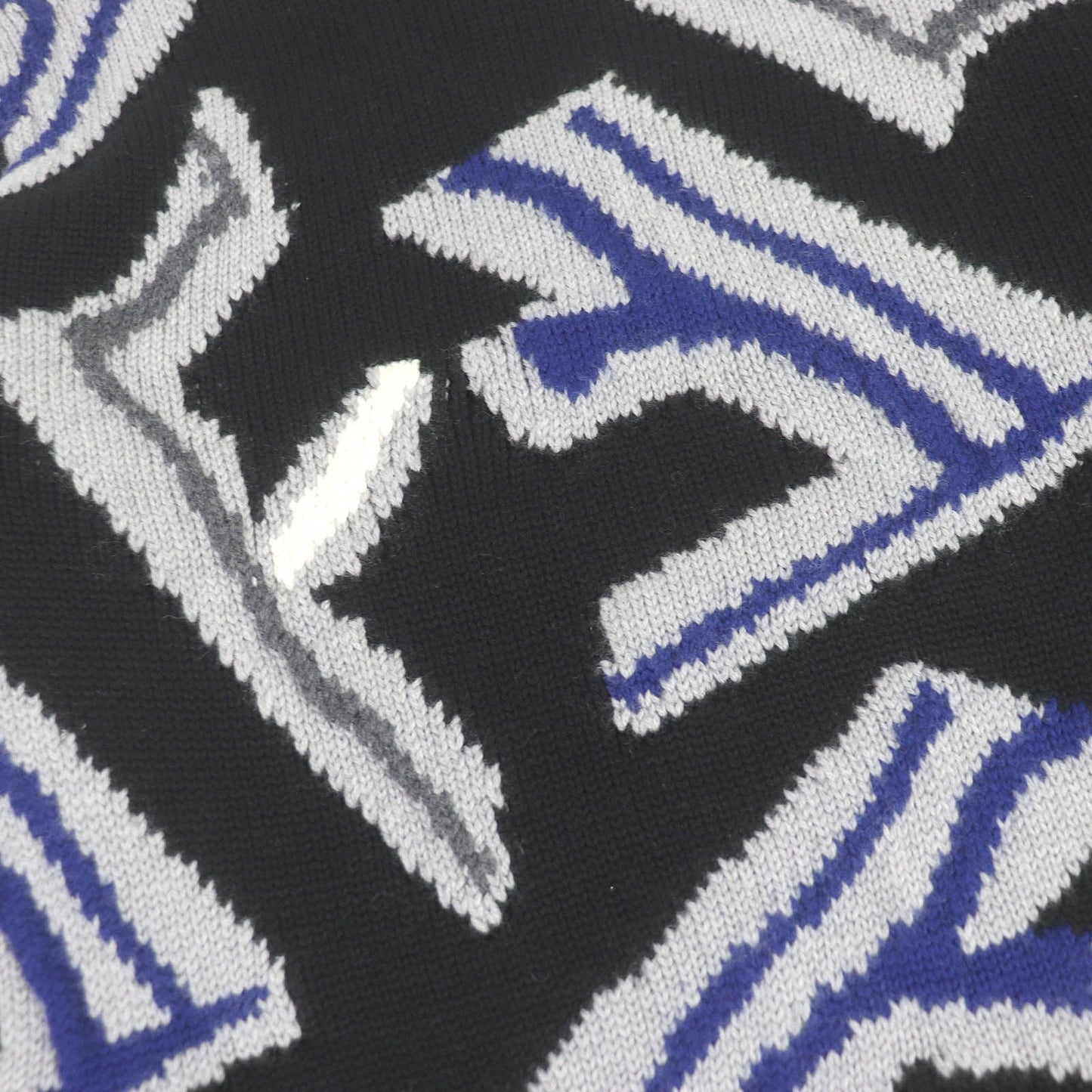 FENDI sweater FZX013 Main: 100% virgin wool black mens 44