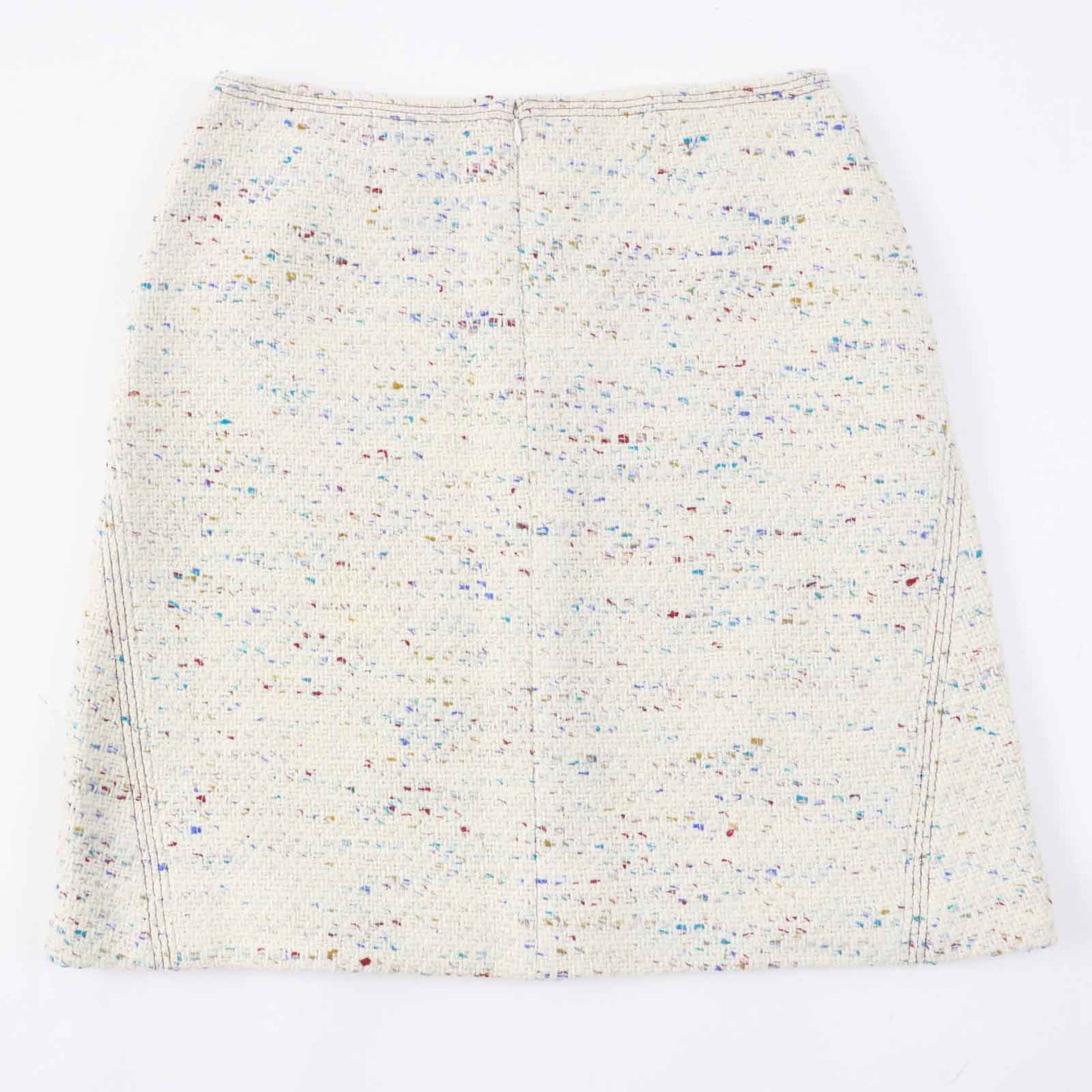 CHANEL Wool Nylon Trapezoid Skirt 46 Classic Flap Tote