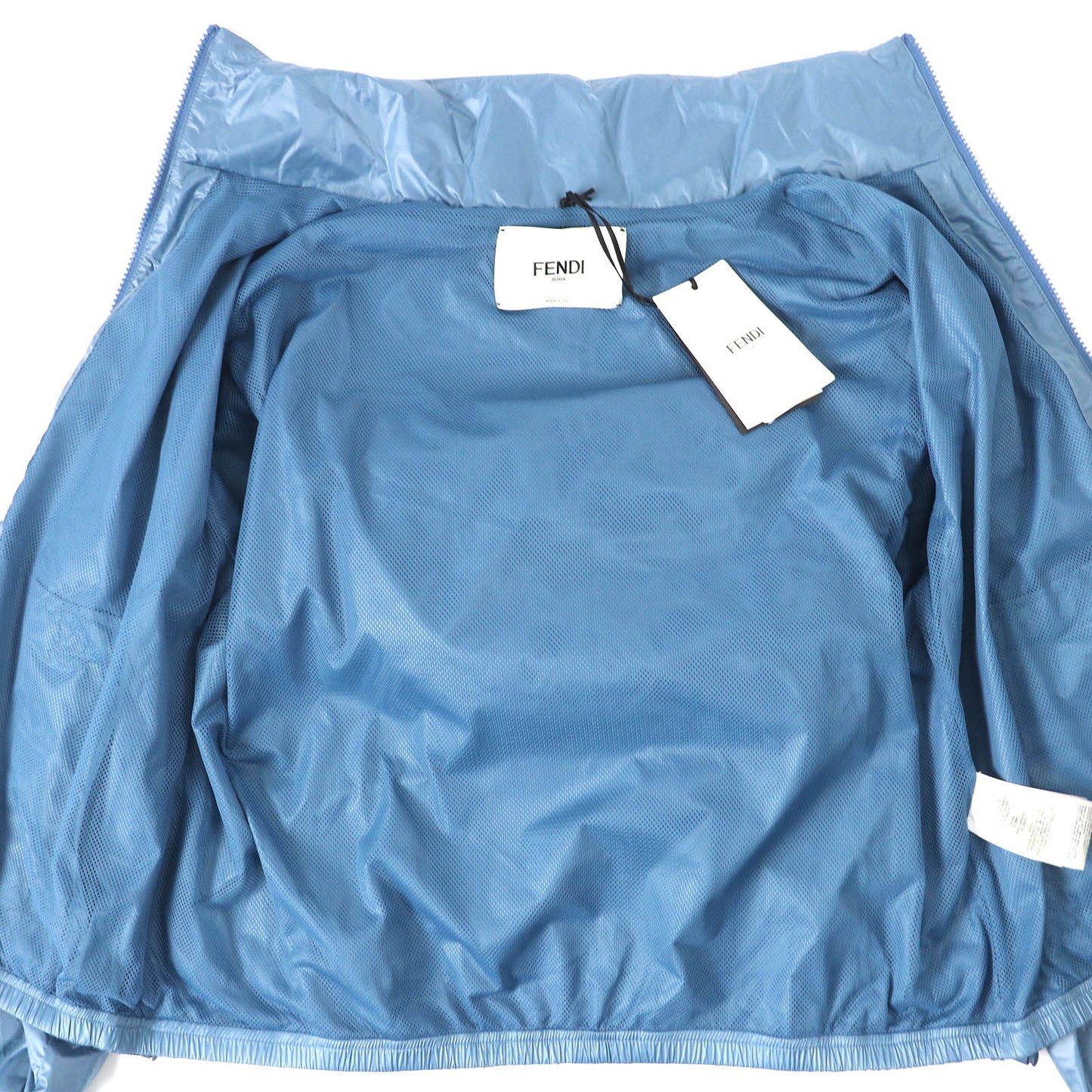 FENDI Jacket FAN087 Outer: 100% nylon, Lining: 100% nylon, Filling: 100% polyester blue BAGUETTE BAG JACKET Women S
