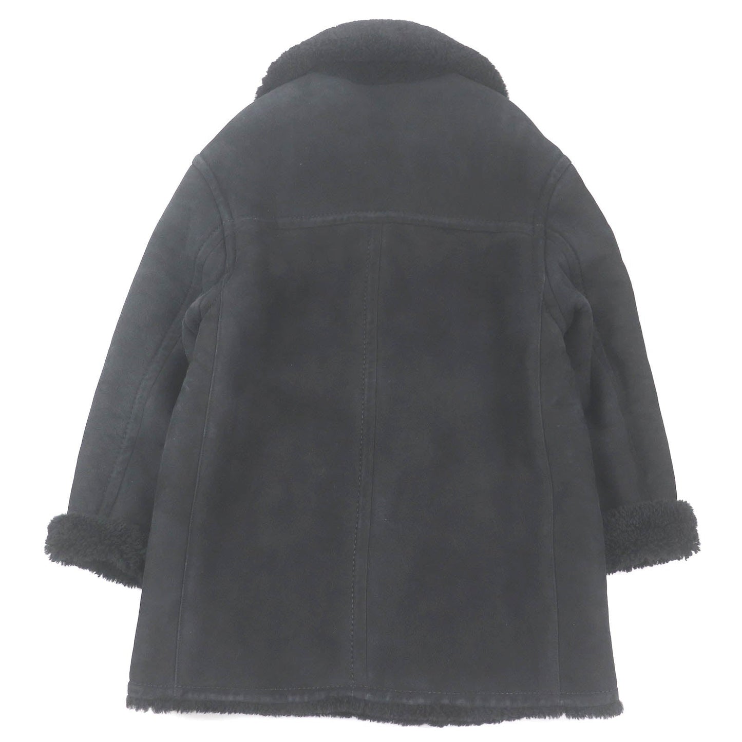 FENDI Mouton coat FM0157 Main: Sheep leather black mens 44