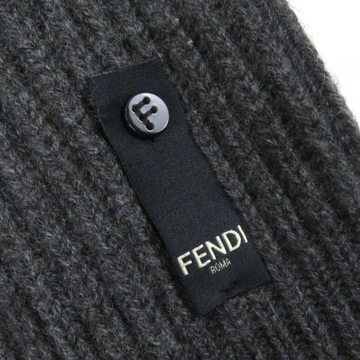 FENDI sweater FZY496 Main: 100% cashmere Gray black mens 46