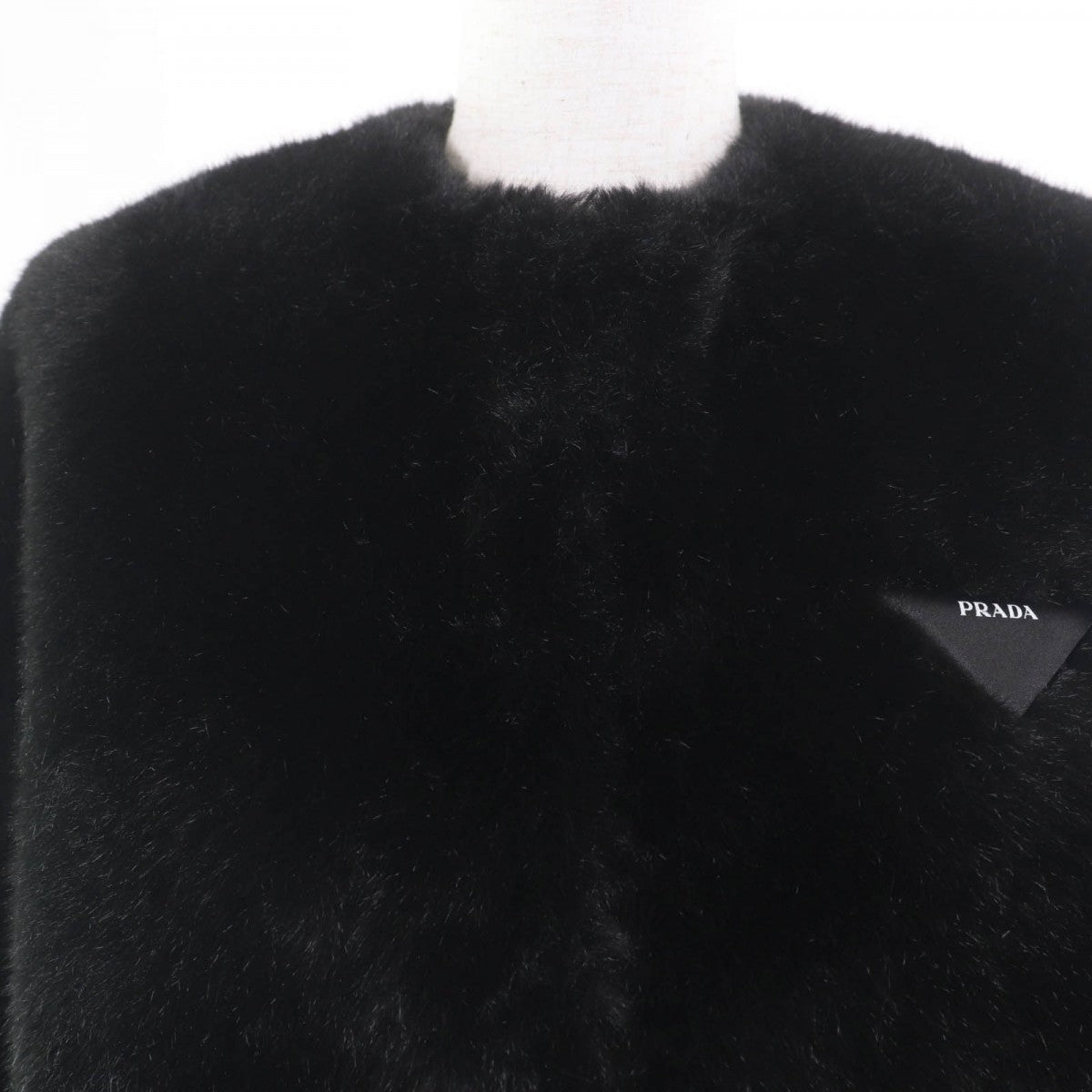 PRADA Jacket PZV008 polyester black Aspen Boxy Jacket 36