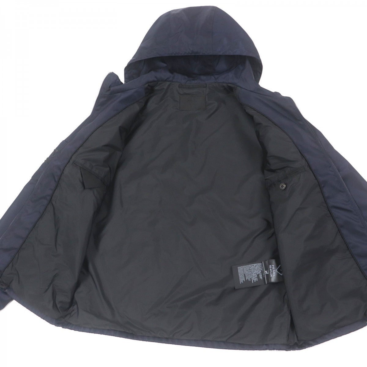 PRADA Nylon jacket SGX685 recycled polyamide Navy 46