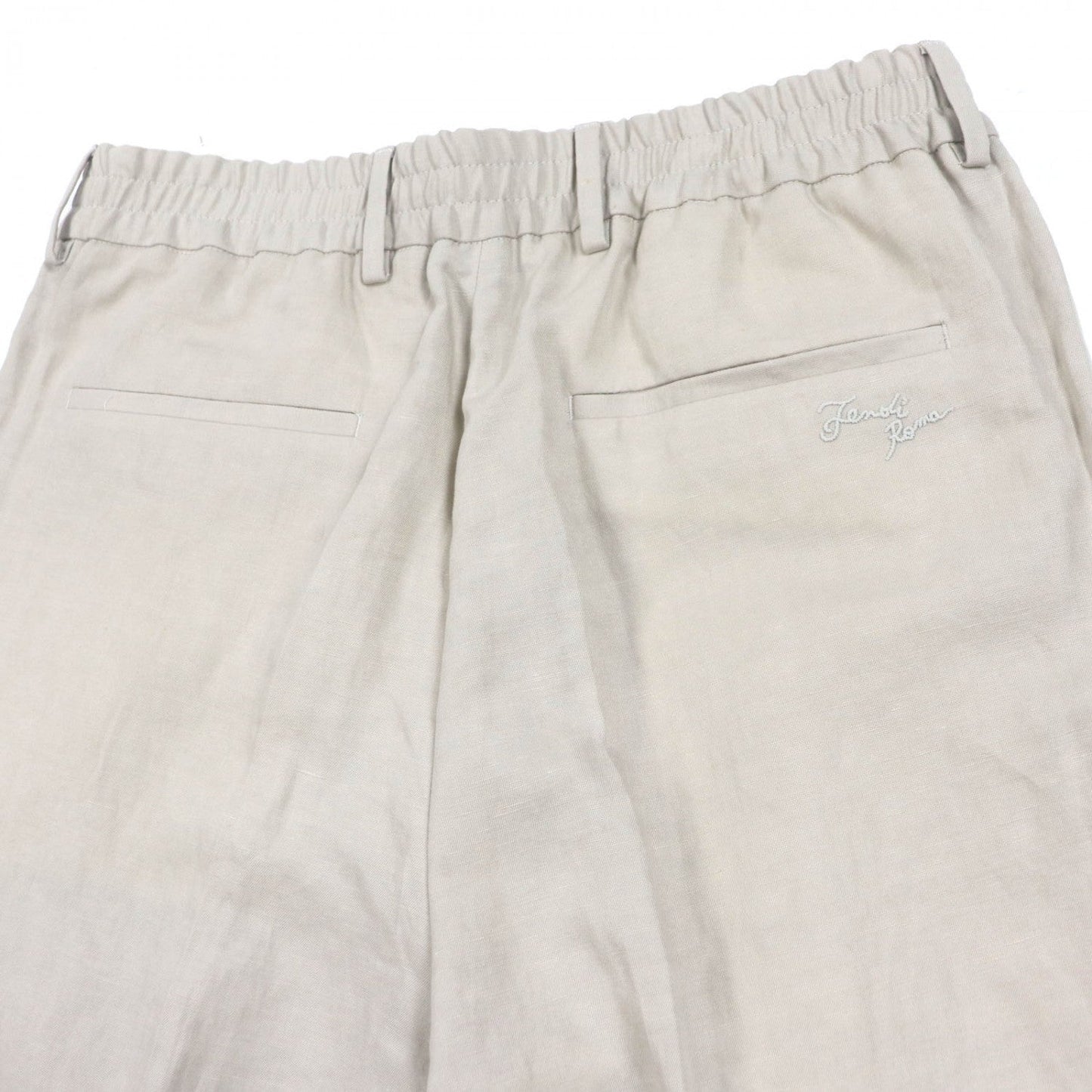 FENDI slacks FB0767 linen beige 48
