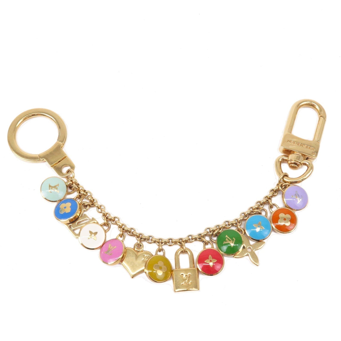 Louis Vuitton Porte Cles Chaine Pastille Bag Charm