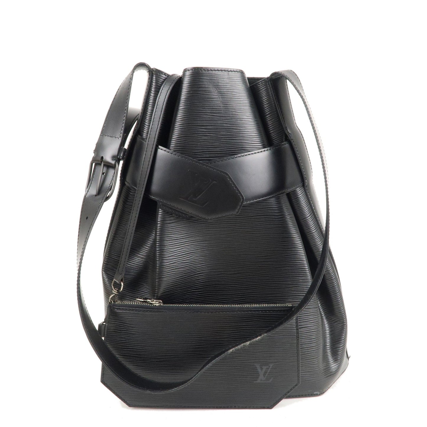 Louis Vuitton Epi Sac D'epaule GM Bucket Bag Noir Black