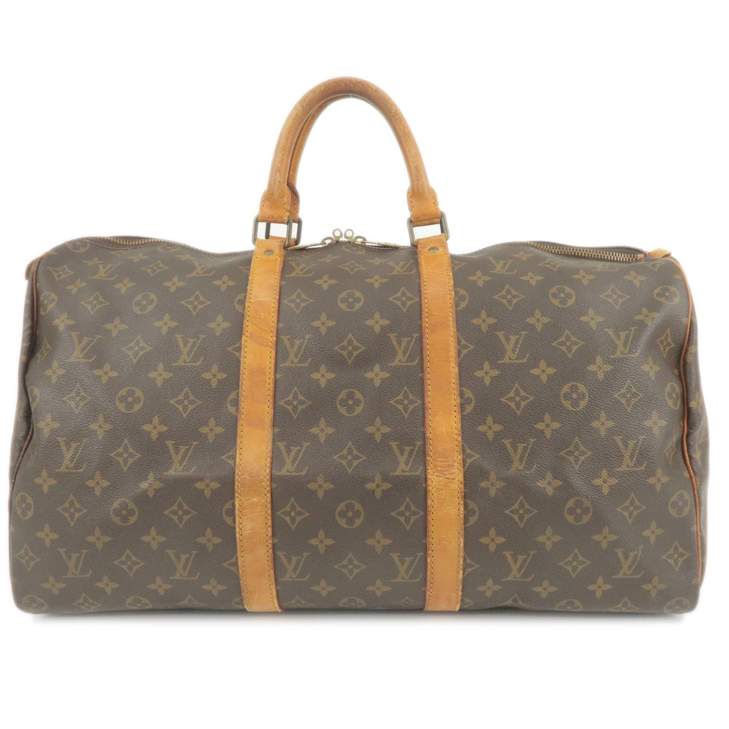 Louis Vuitton Monogram Keep All 50 Boston Bag