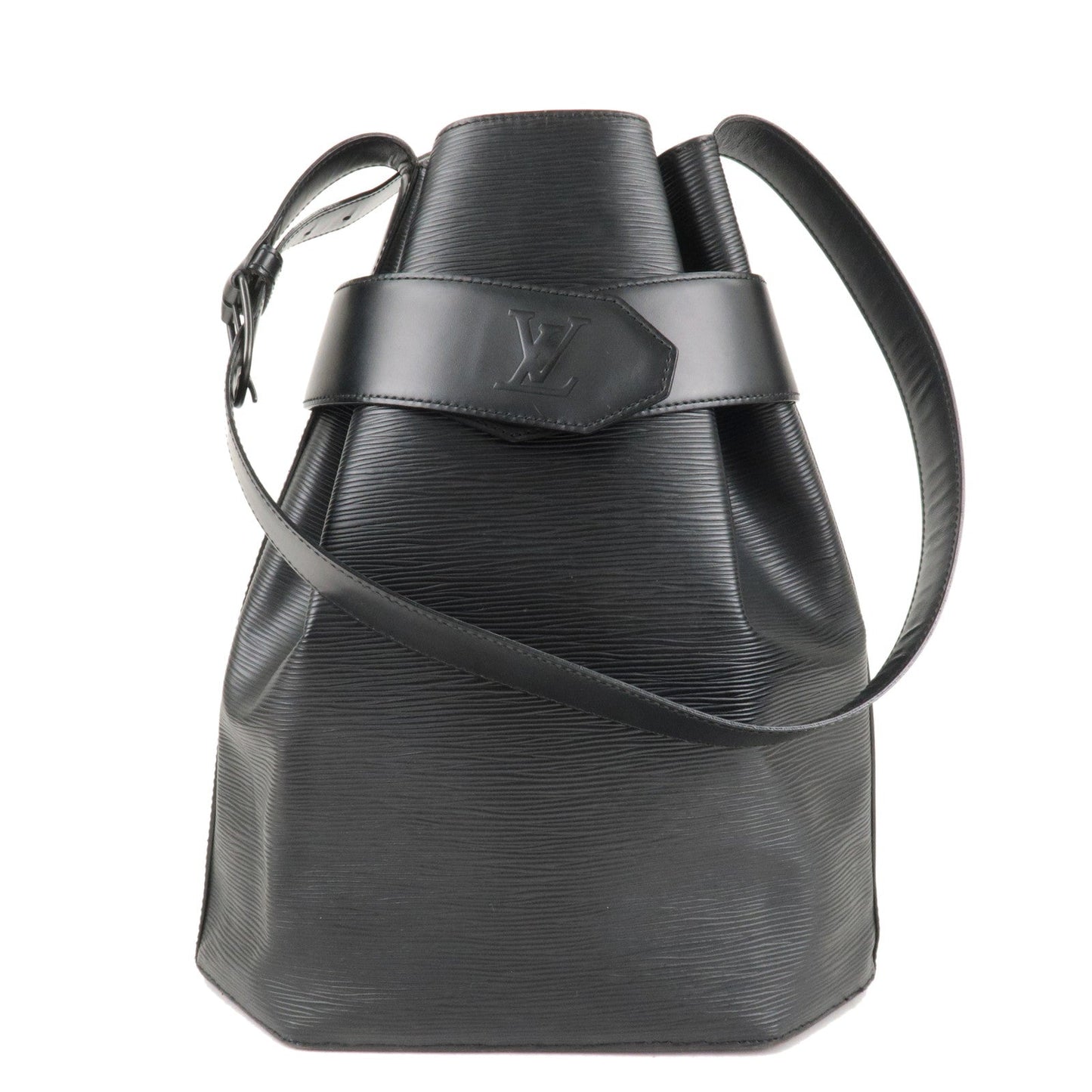 Louis Vuitton Epi Sac D'epaule GM Bucket Bag Noir Black