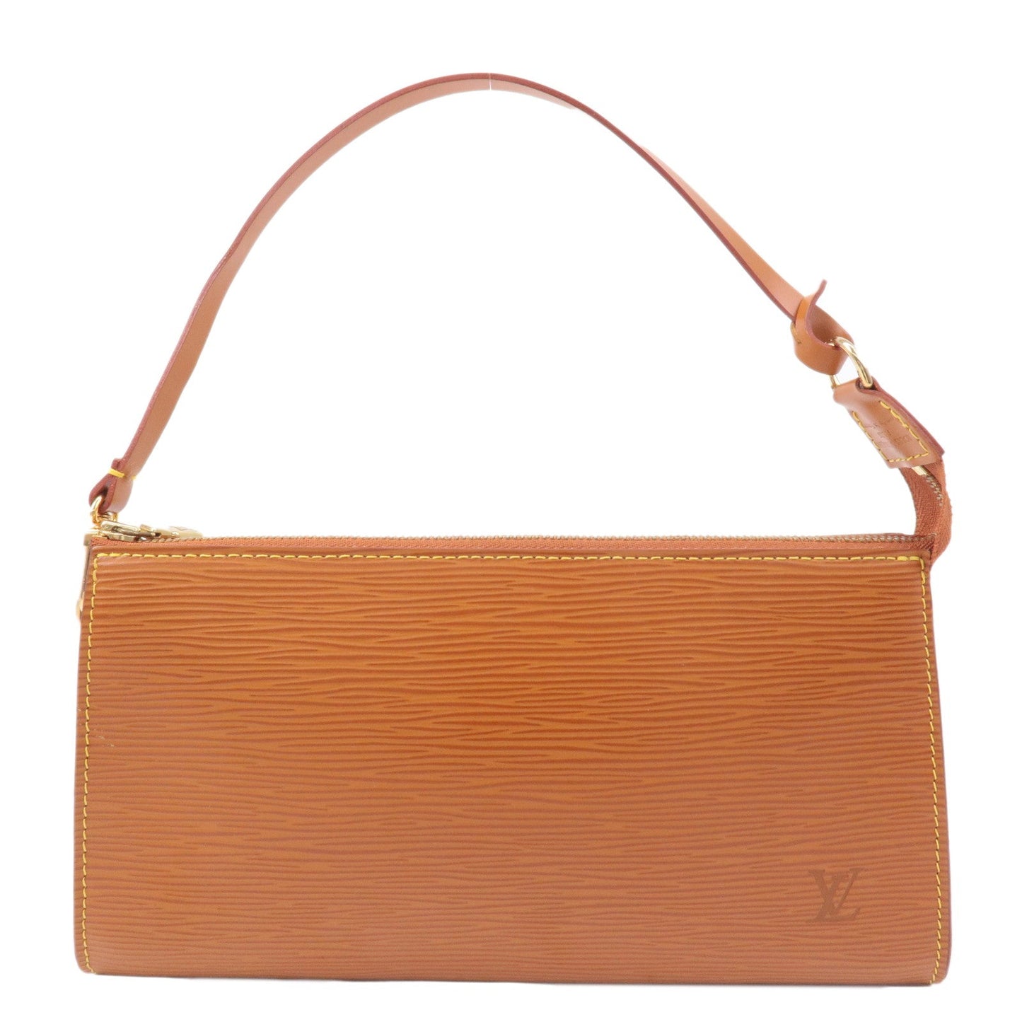 Louis Vuitton Epi Pochette Accessoires Pouch Zipang Gold Clutch