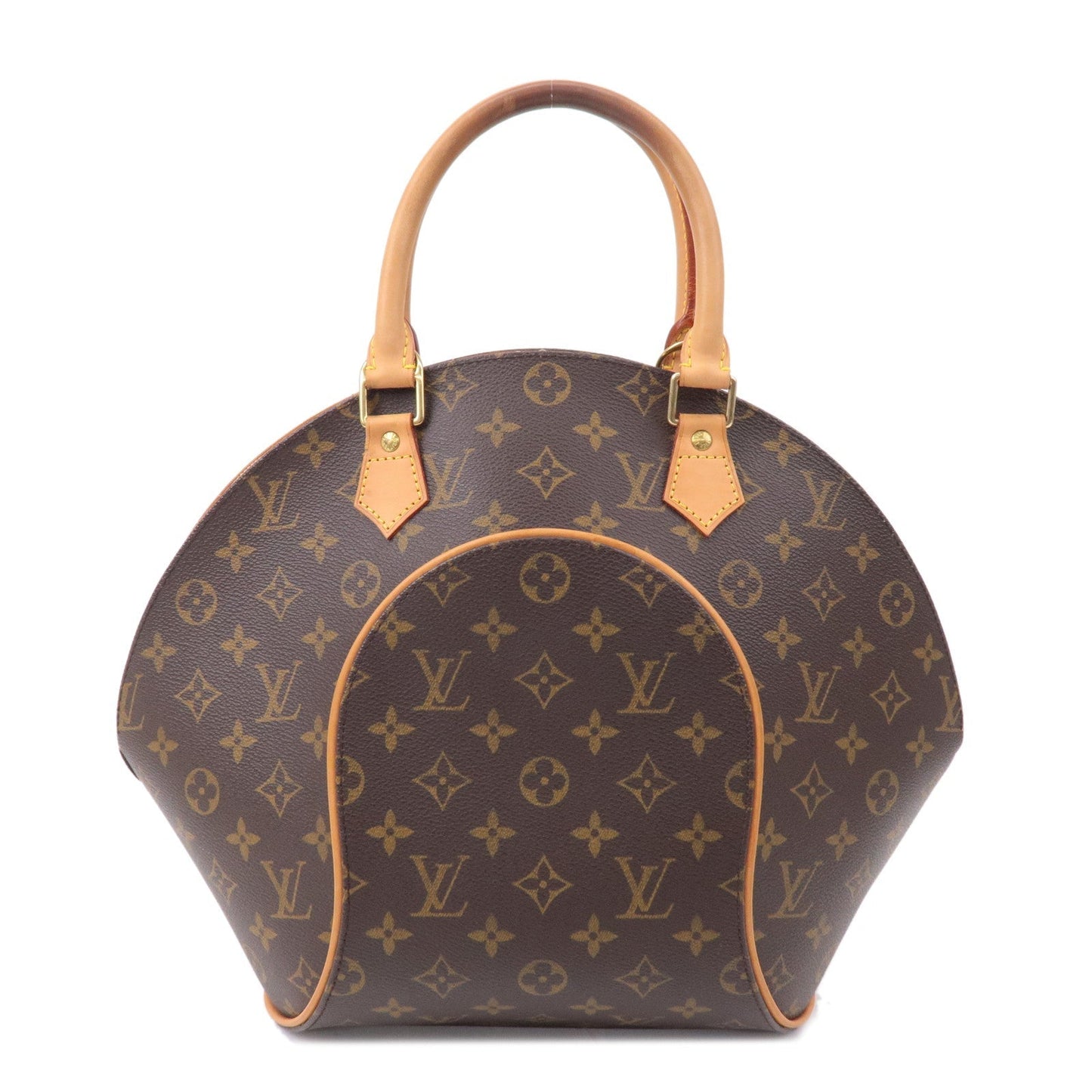 Louis Vuitton Monogram Ellipse MM Hand Bag Brown