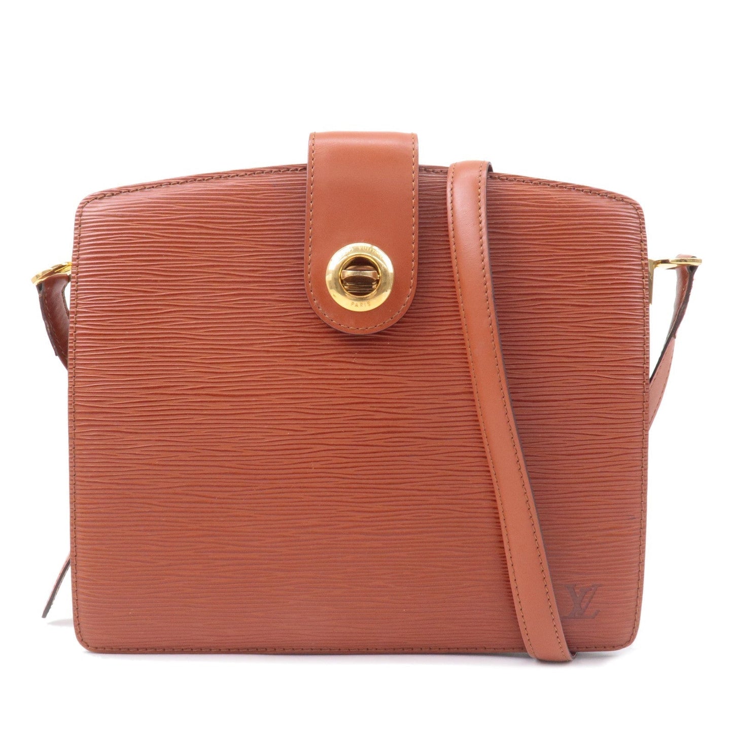 Louis Vuitton Epi Capucines Shoulder Bag Kenya Brown