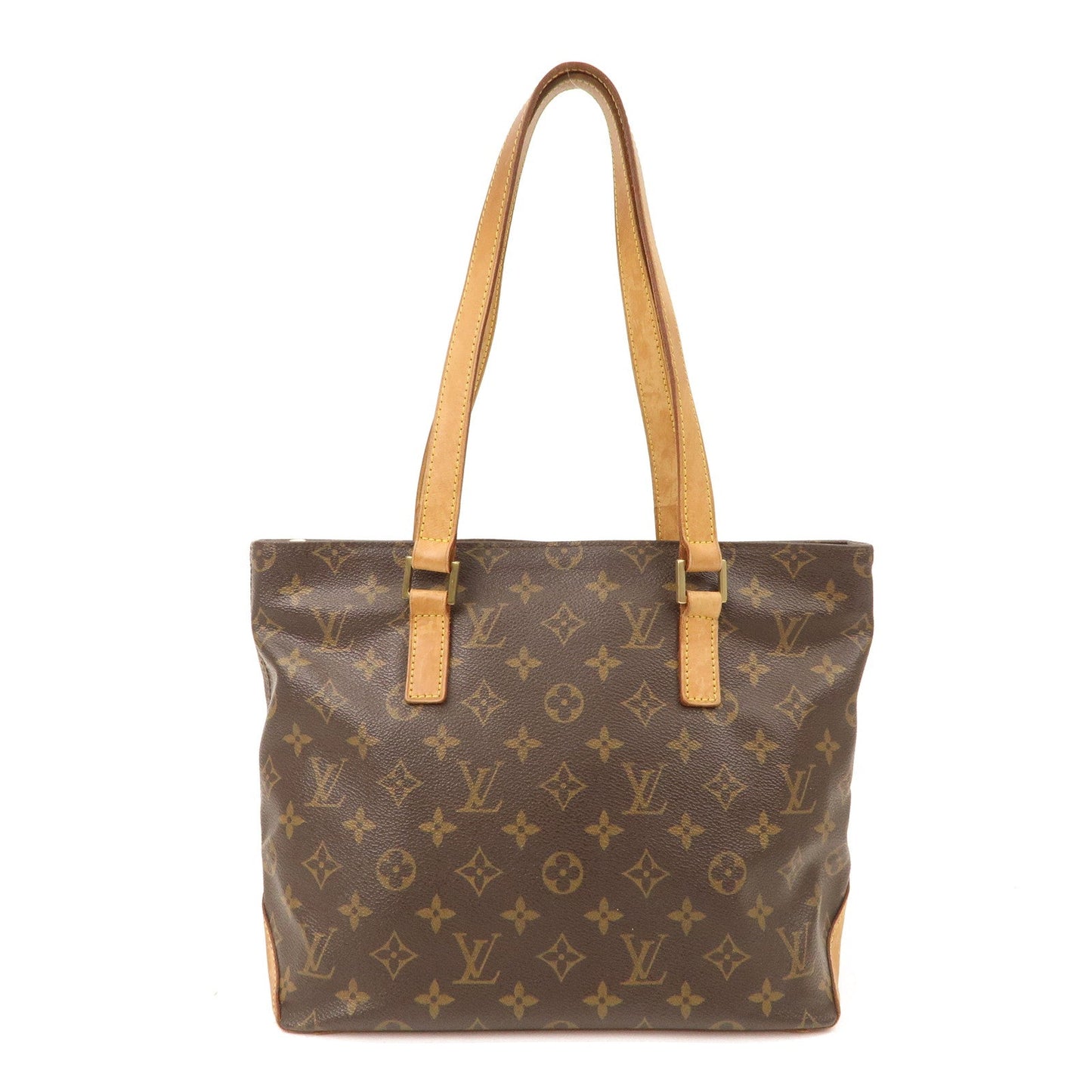 Louis Vuitton Monogram Cabas Piano Tote Bag Brown