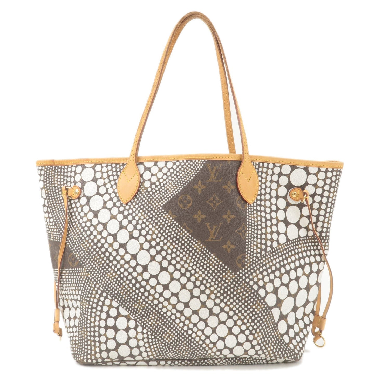 Louis Vuitton Pumpkin Dots Yayoi Kma Neverfull MM Tote