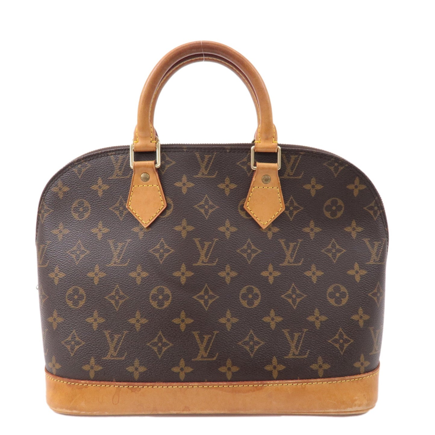 Louis Vuitton Monogram Alma Hand Bag Brown