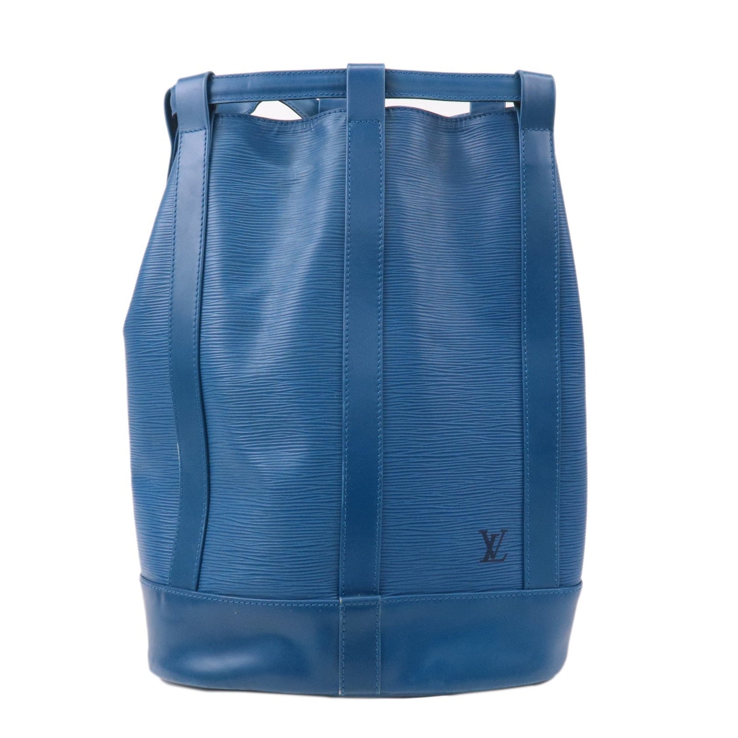 Louis Vuitton Epi Randonnee PM Laundry Bag Toledo Blue