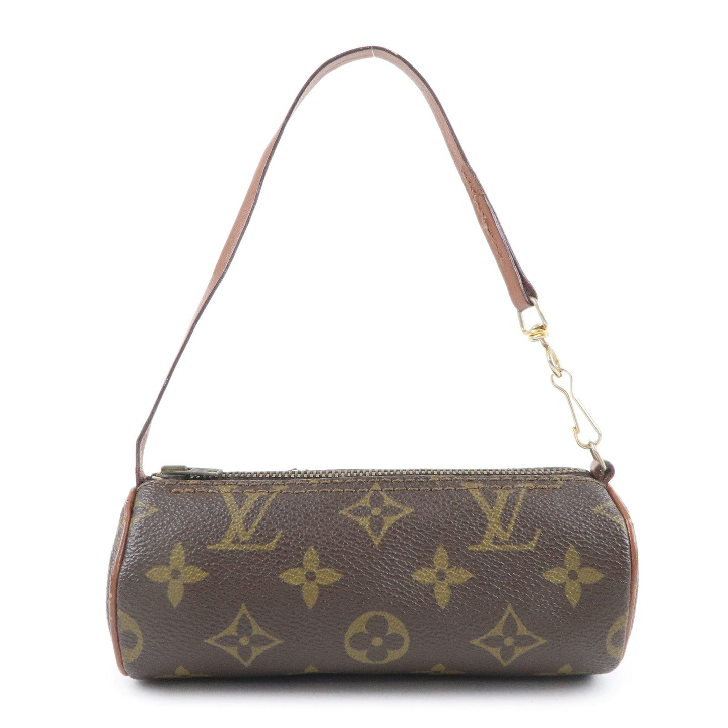 Louis Vuitton Monogram Pouch for Papillon Bag Old Type Brown