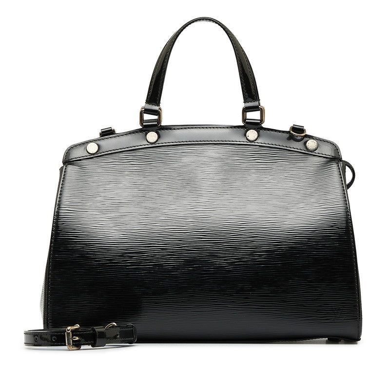Louis Vuitton Epic Electric Blair MM Handbag Shoulder Bag 2WAY Noir Black Patent Leather Louis Vuitton