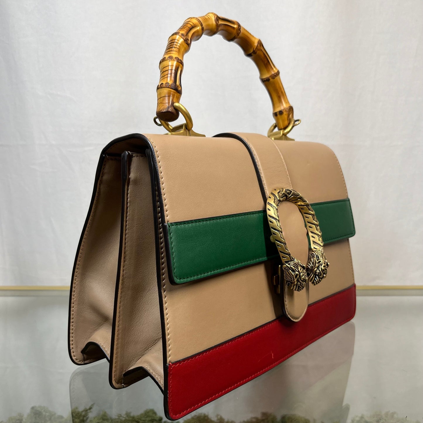 Gucci Leather Top Handle Shoulder Bag
