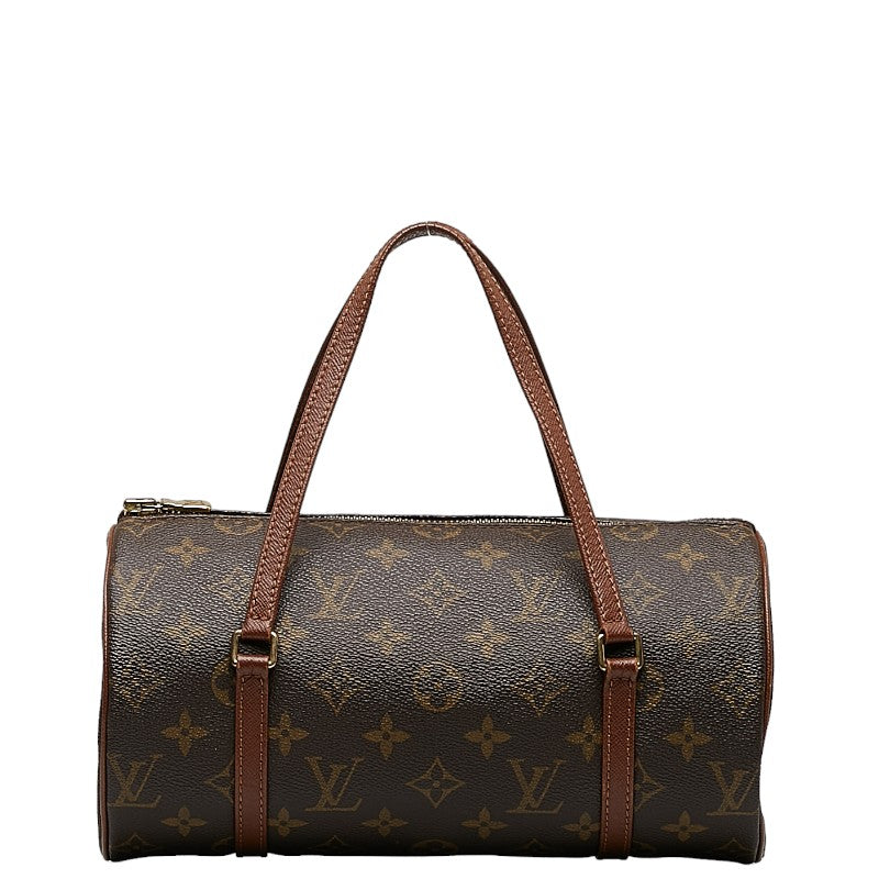 Louis Vuitton Monogram Papillon 26 (Old) Handbag Brown PVC Leather Louis Vuitton
