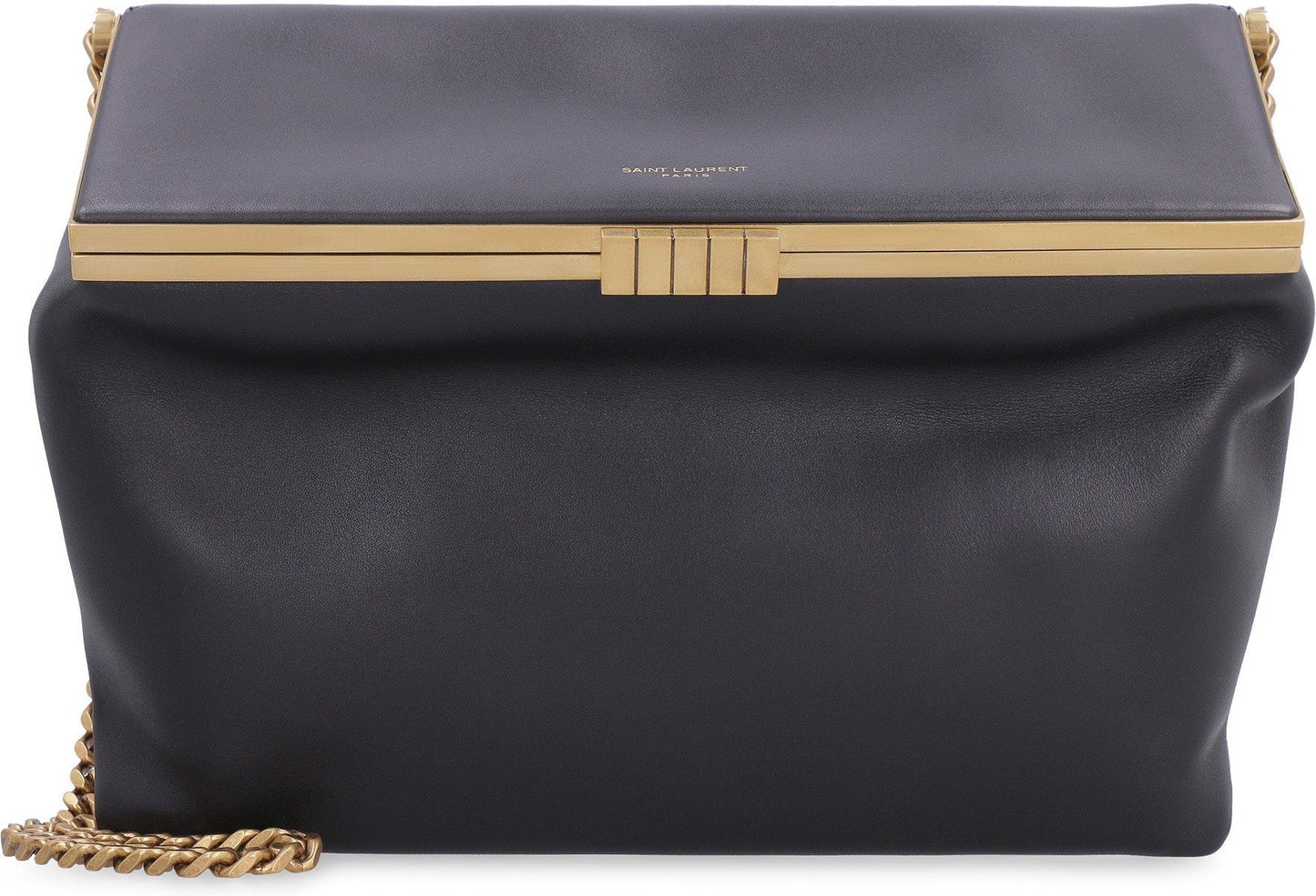 Luxury Saint Laurent Trending 2025 Women's Fanny Leather Shoulder Bag in Black | Color 1000
