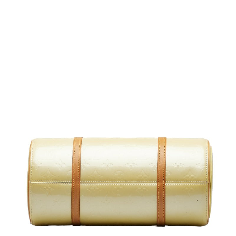 Louis Vuitton Monogram Verni Bedford Handbag Perle White