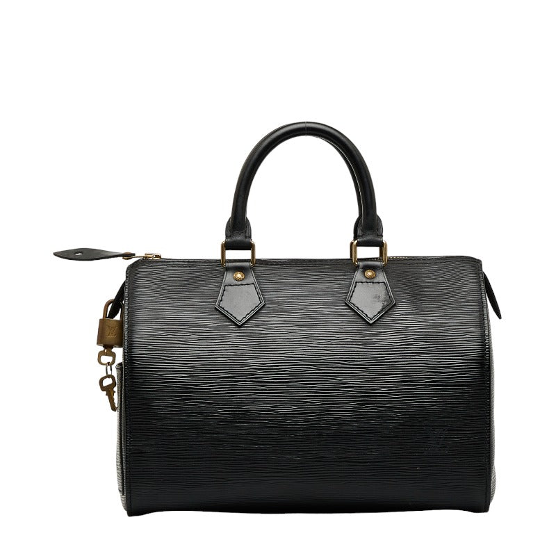 Louis Vuitton Epi Handbag Mini Boston Bag Noir