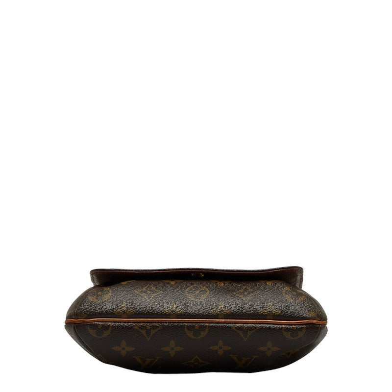 Louis Vuitton Monogram Mtte Salsa Long Shoulder Bag Brown PVC Leather Louis Vuitton