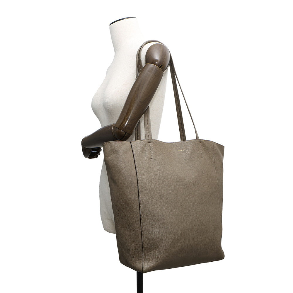 CELINE Cabas Phantom Tote Bag Greige175543 Leather
