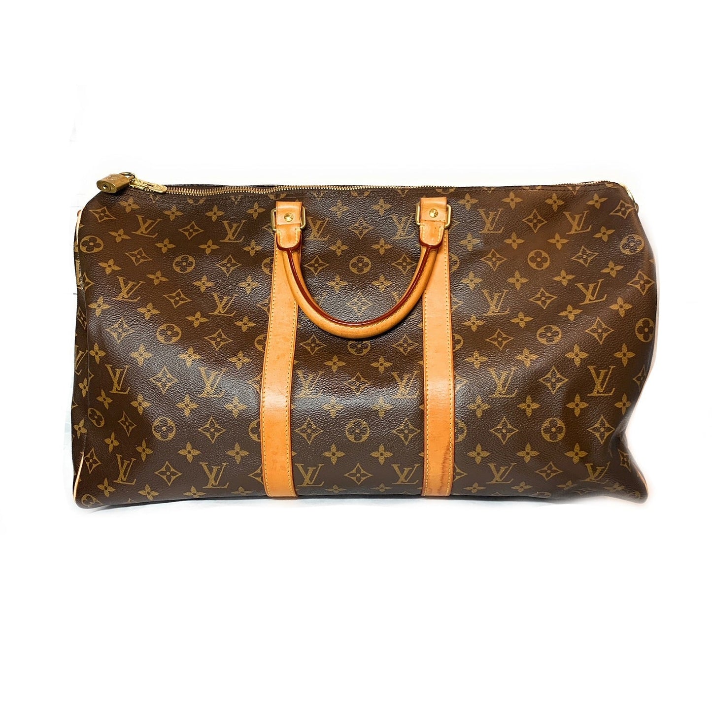 Louis Vuitton Monogram Canvas Keepall Bandouliere 50 Luggage Bag