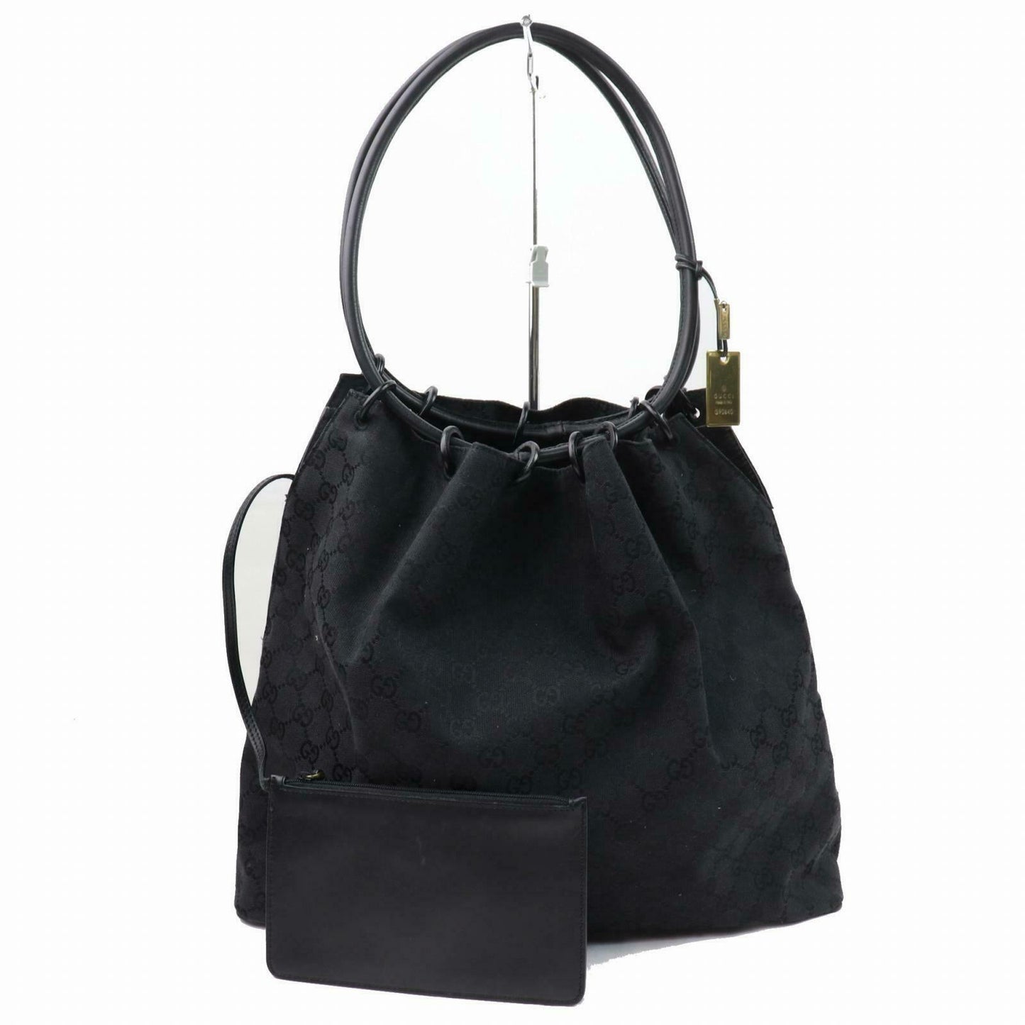 Gucci Black Canvas Tote Style 2