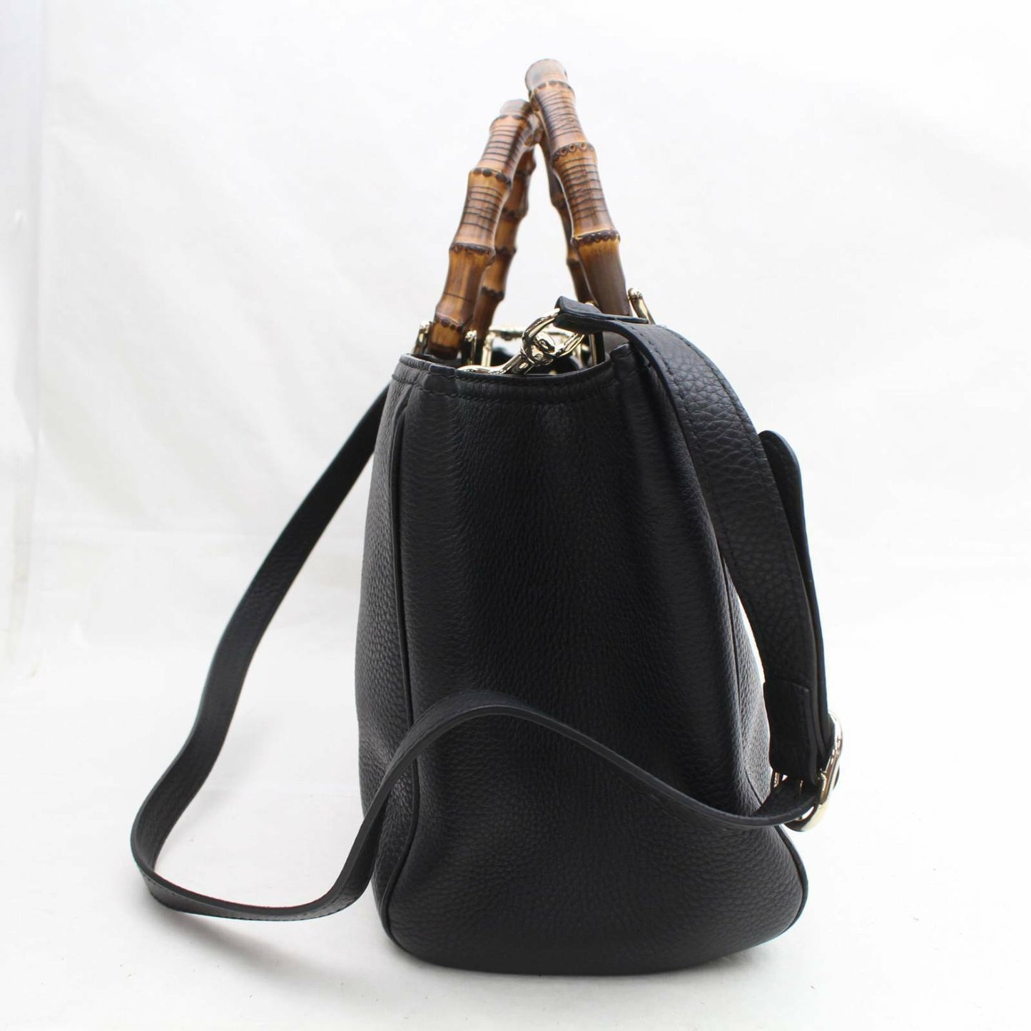 Gucci Black Leather Tote Style 6