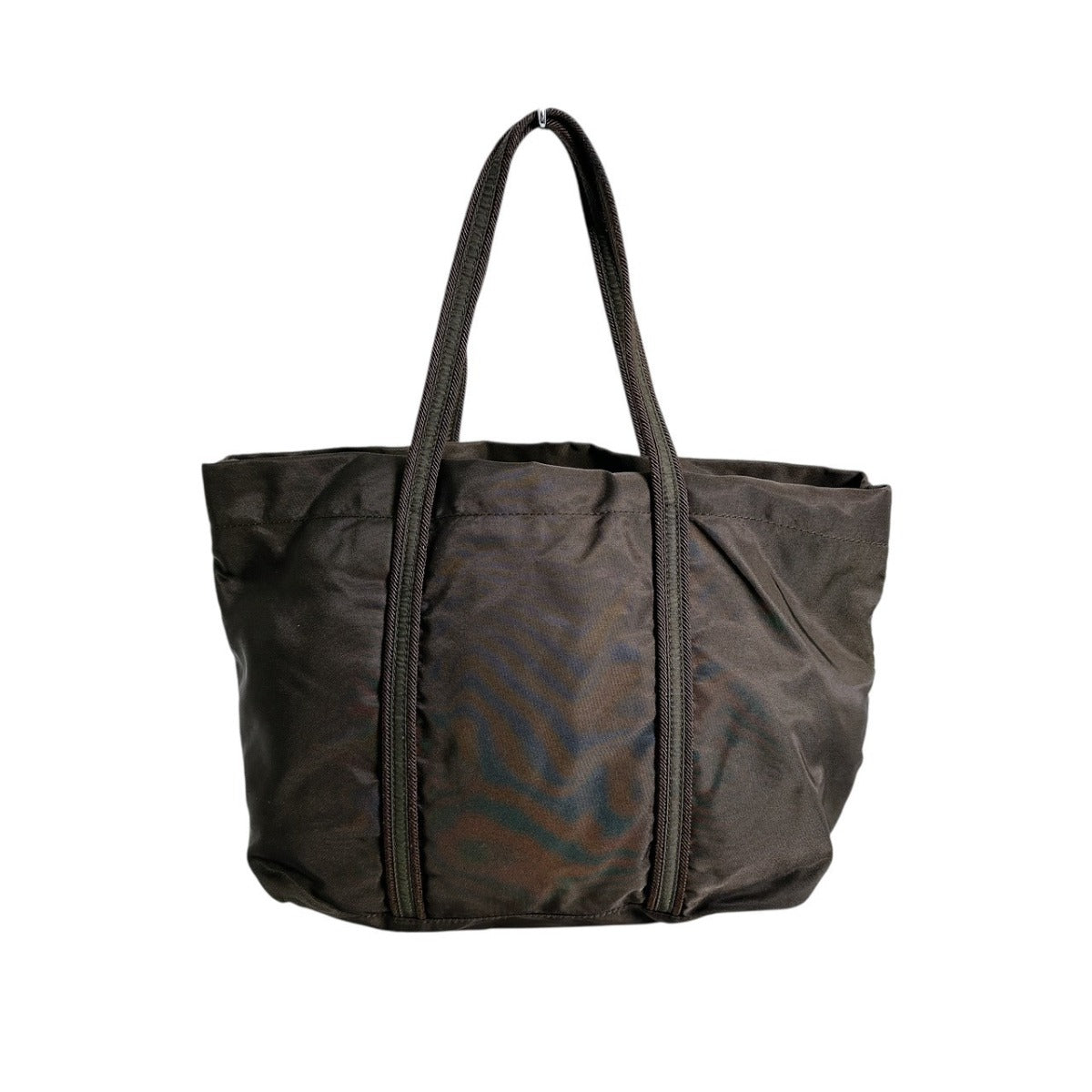 PRADA Handbag Nylon khaki Logo embroidery