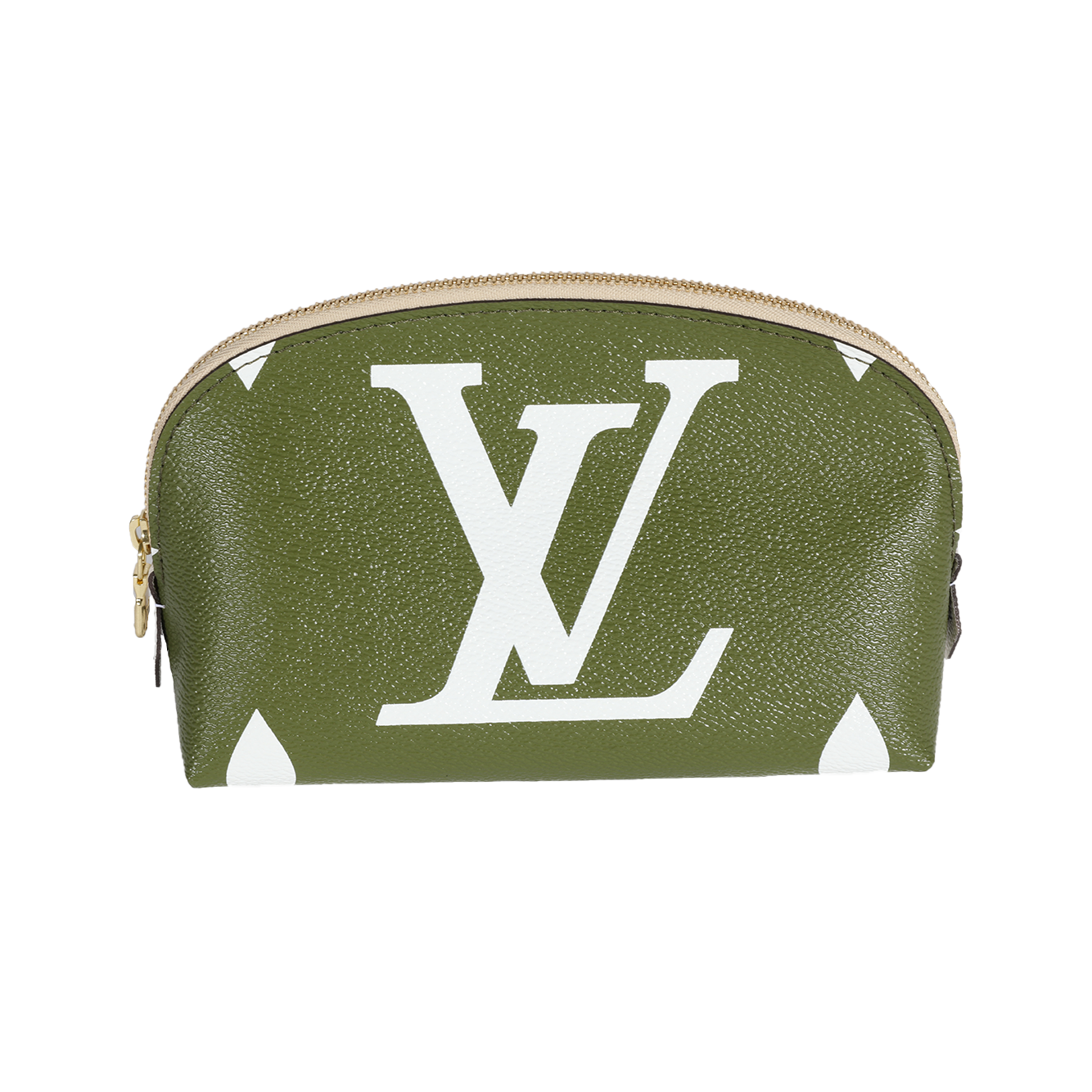 LOUIS VUITTON Kaki Monogram Giant Canvas Cosmetic Pouch Clutch