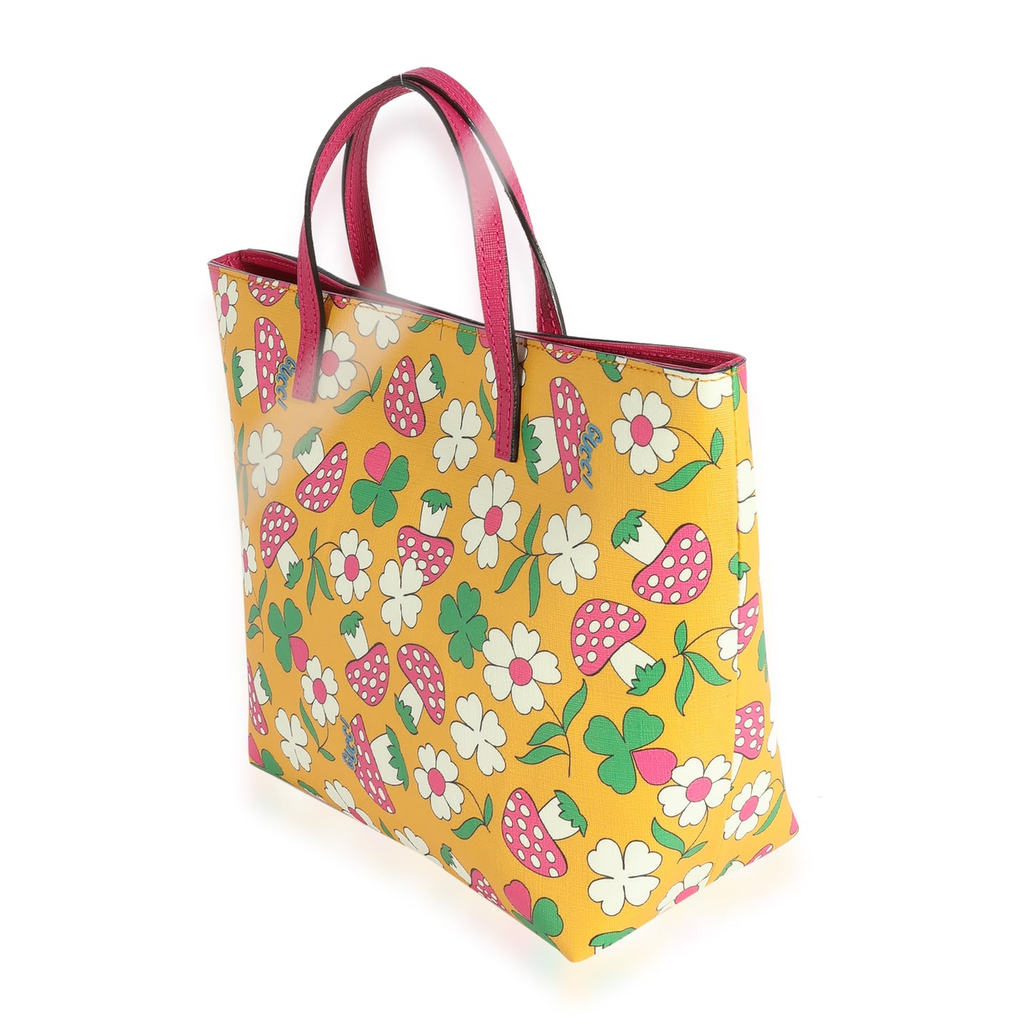 Gucci Monogram Nylon Leather Canvas Tote