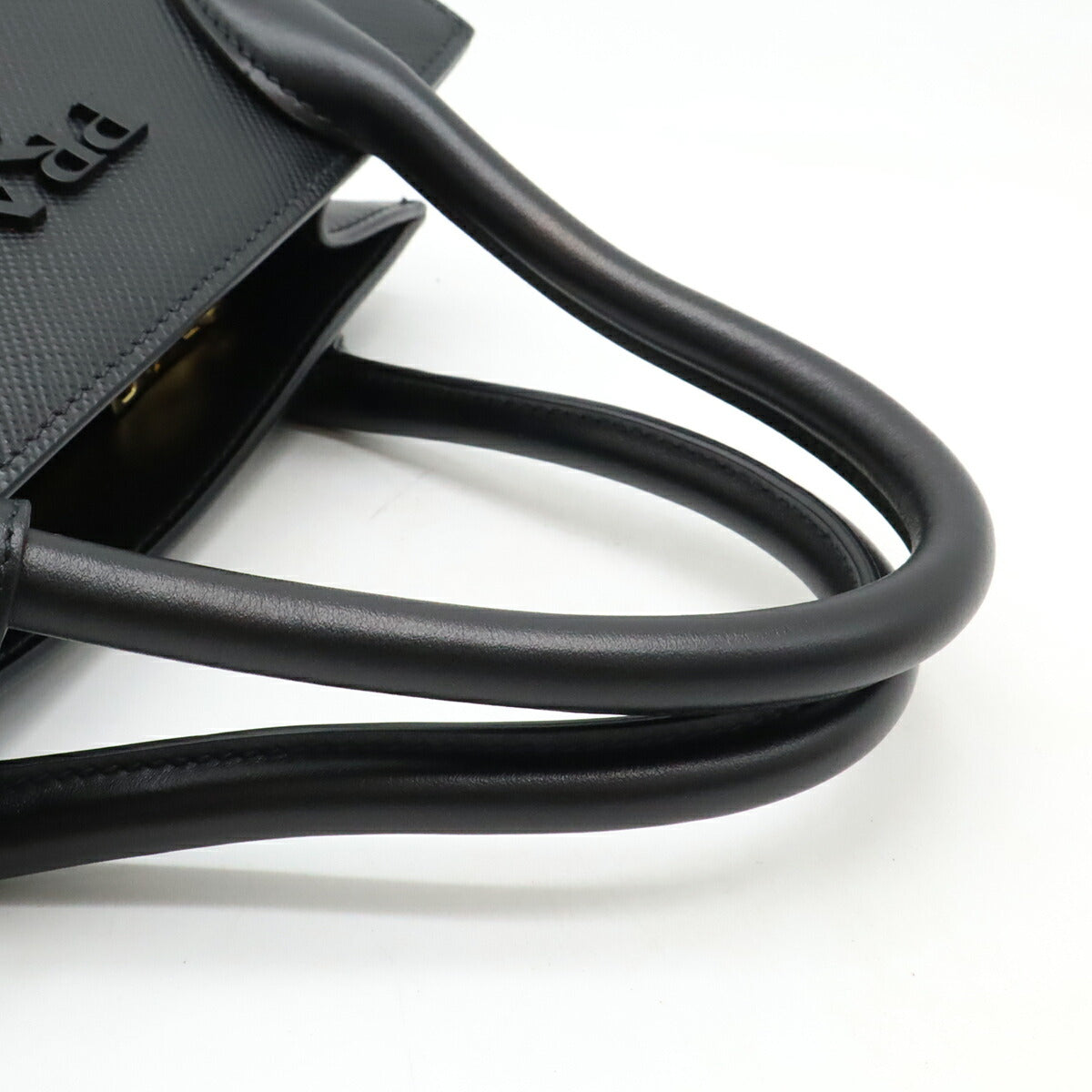 Prada Monochrome Saffiano 2way Bag