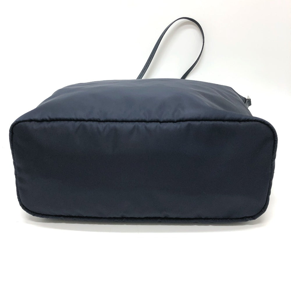 PRADA Shoulder Bag Nylon Navy Triangle logo Tote Bag/Crossbody