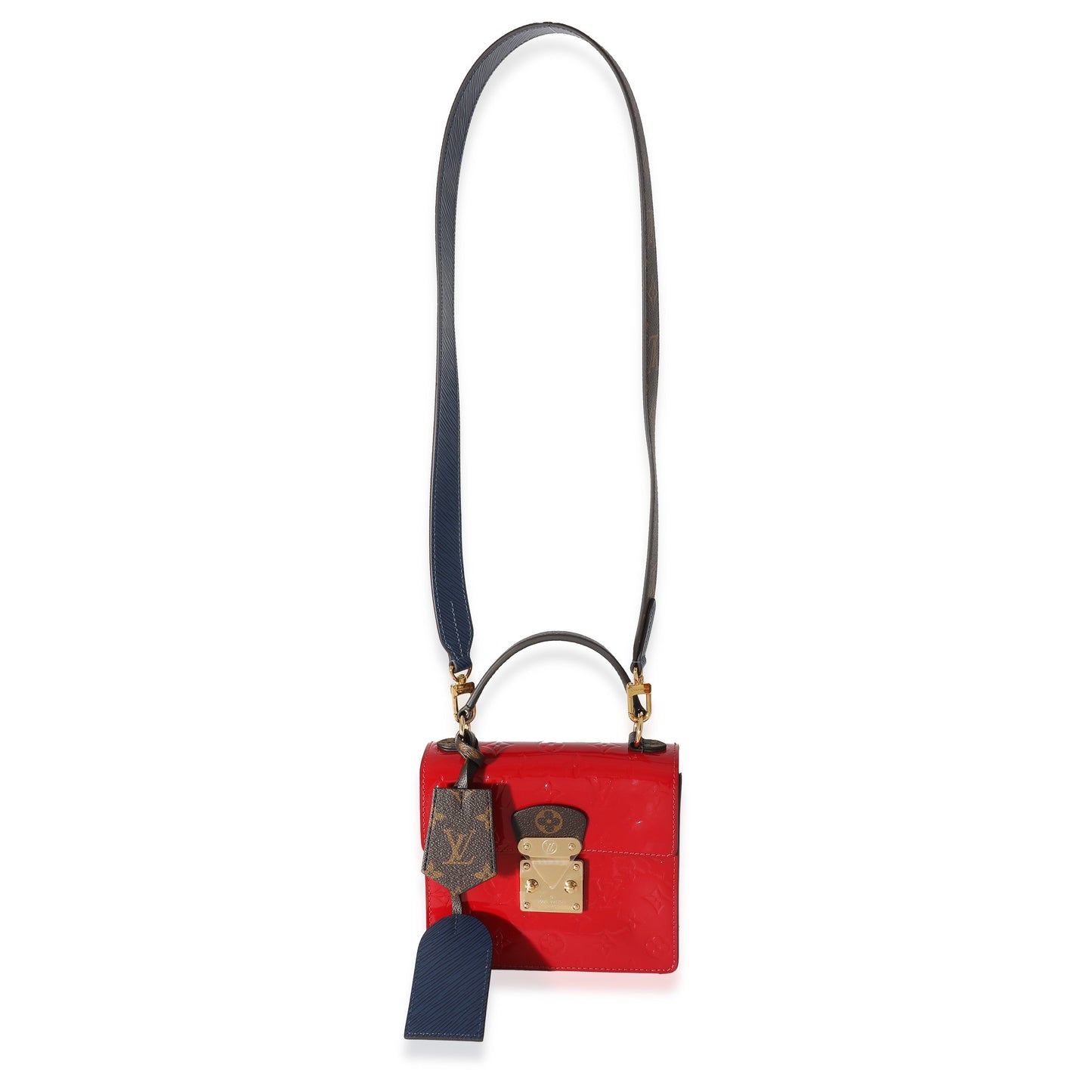 Louis Vuitton Scarlet Vernis Epi Monogram Canvas Spring Street