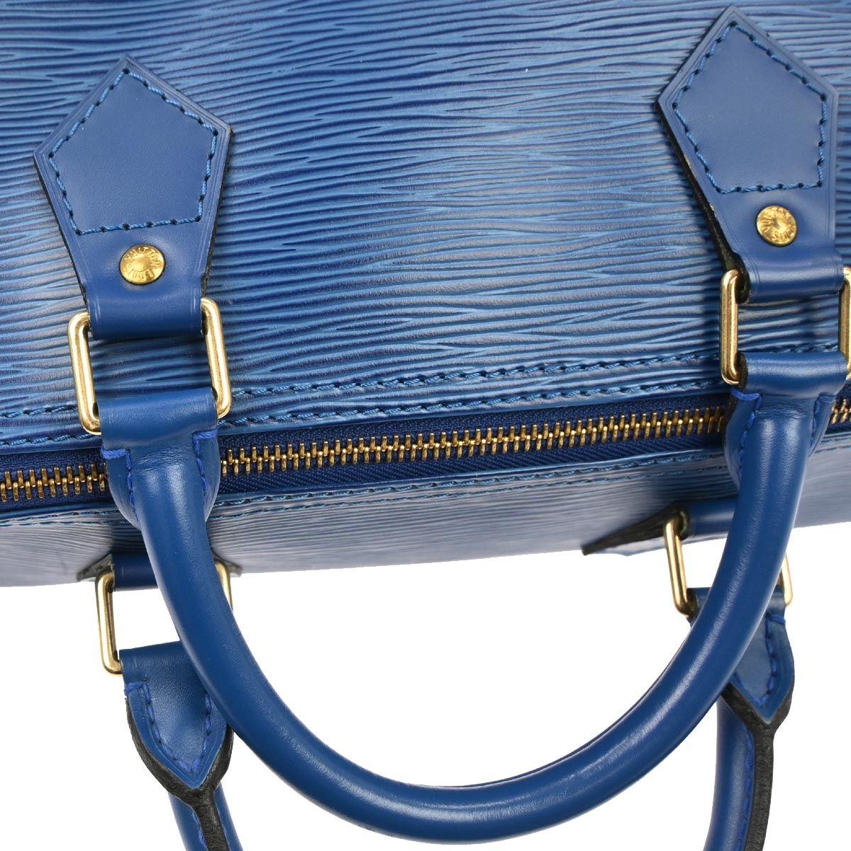 Louis Vuitton Blue Epi 30 Handbag M43005