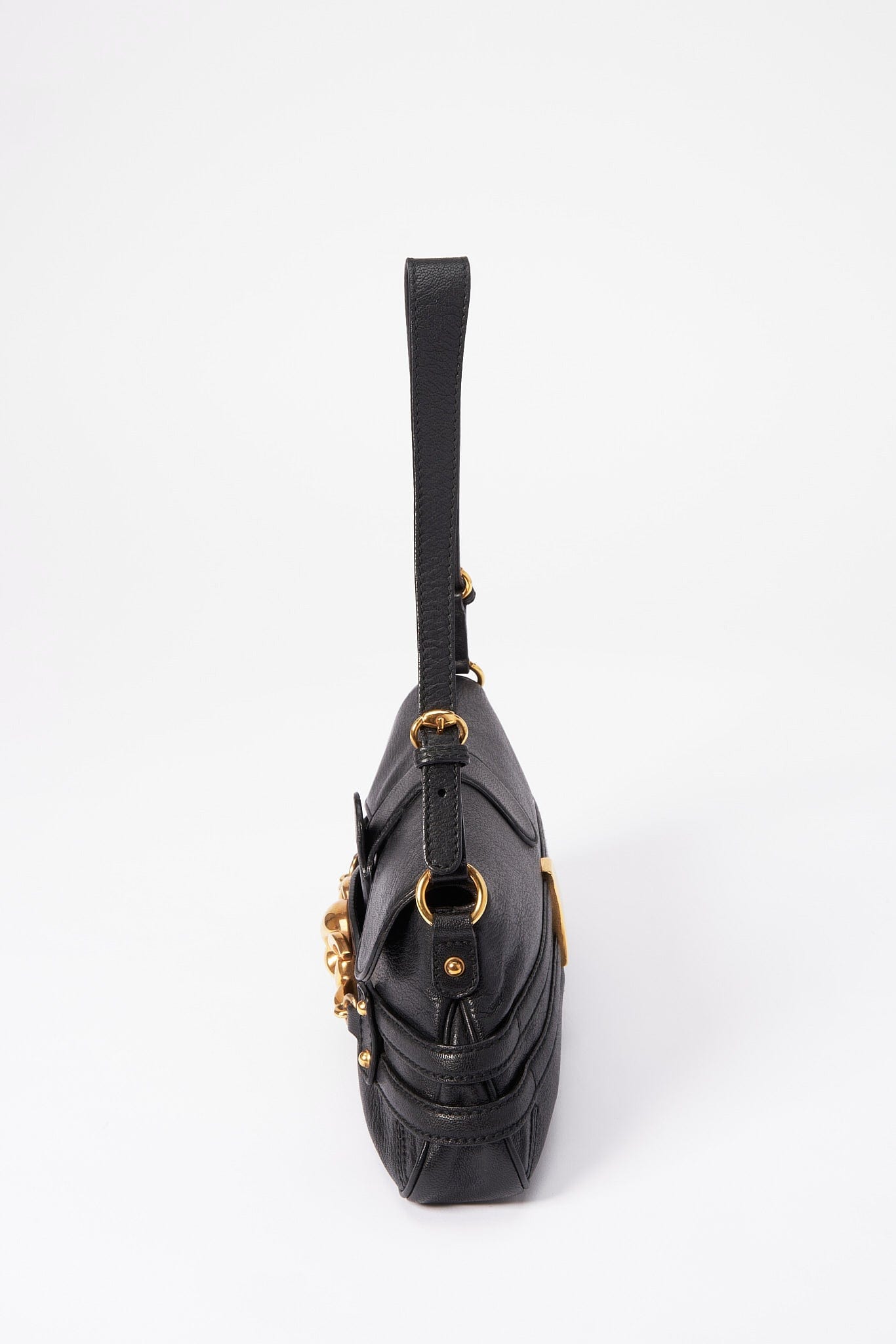 Gucci Leather Shoulder Bag Style 9