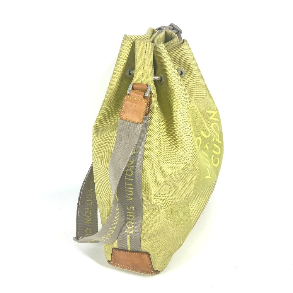 LOUIS VUITTON Shoulder Bag Damier Jean Canvas yellow LV Cup Damier Geant volunteer