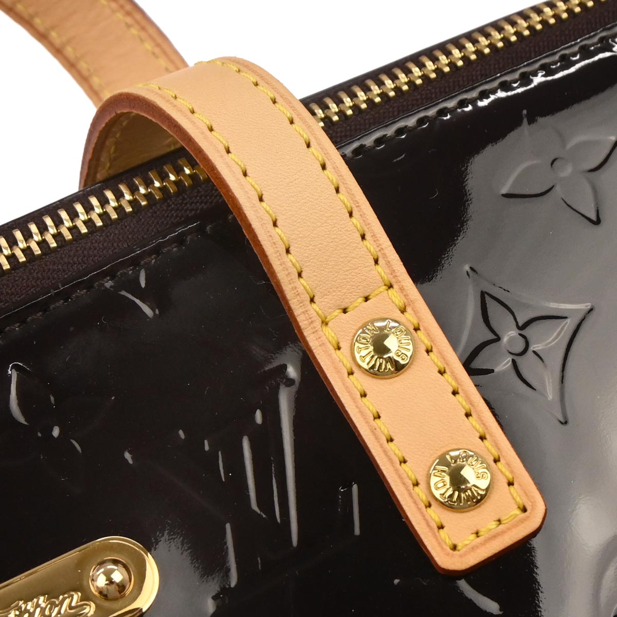 Louis Vuitton 2008 Purple Monogram Vernis Bellevue PM Handbag M93585