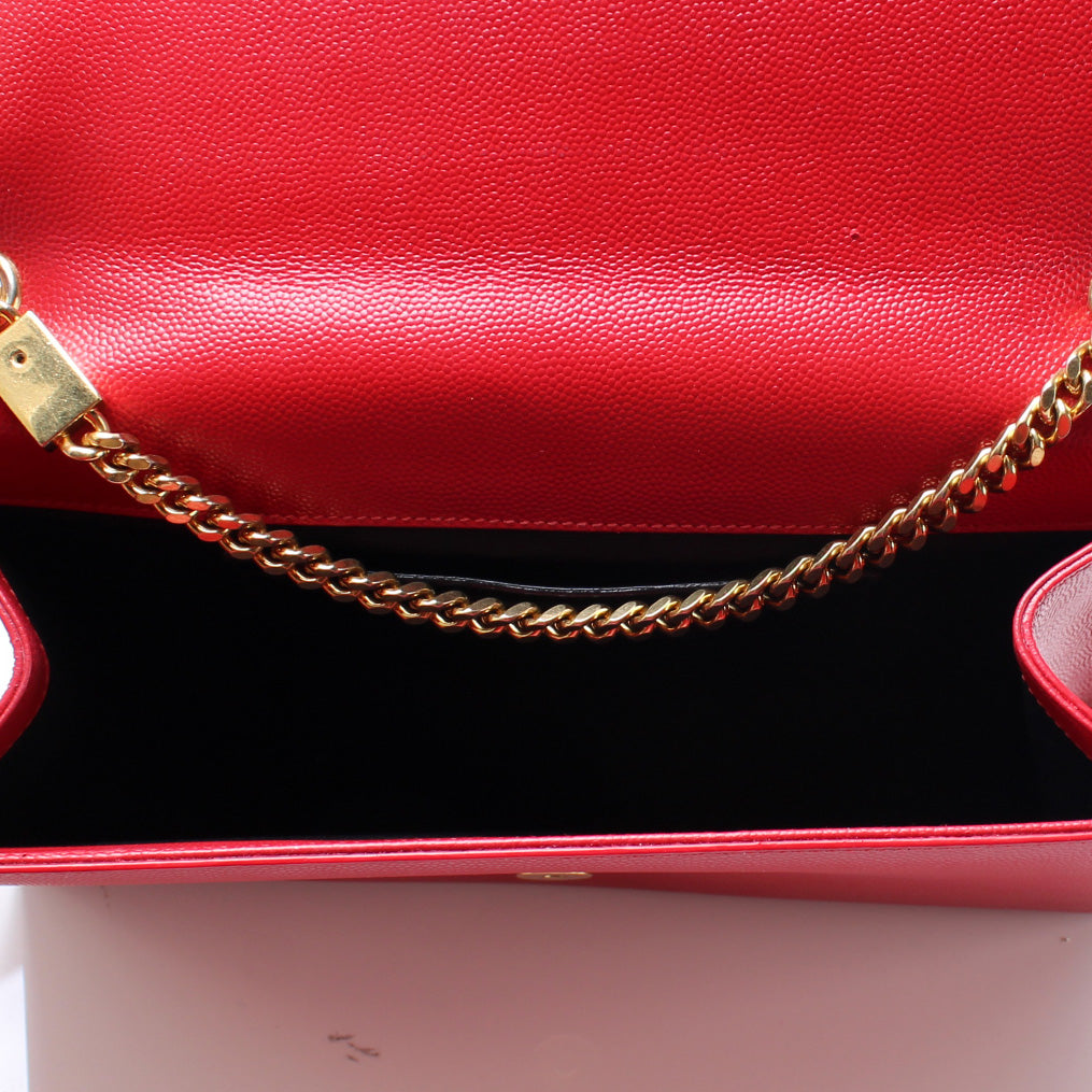Saint Laurent Kate Satchel Grain Medium 364021 Bag