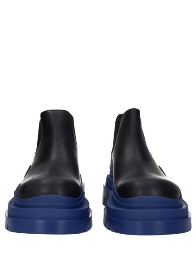 Luxury Bottega Veneta Tire Ankle Chelsea Boots Black Cruise