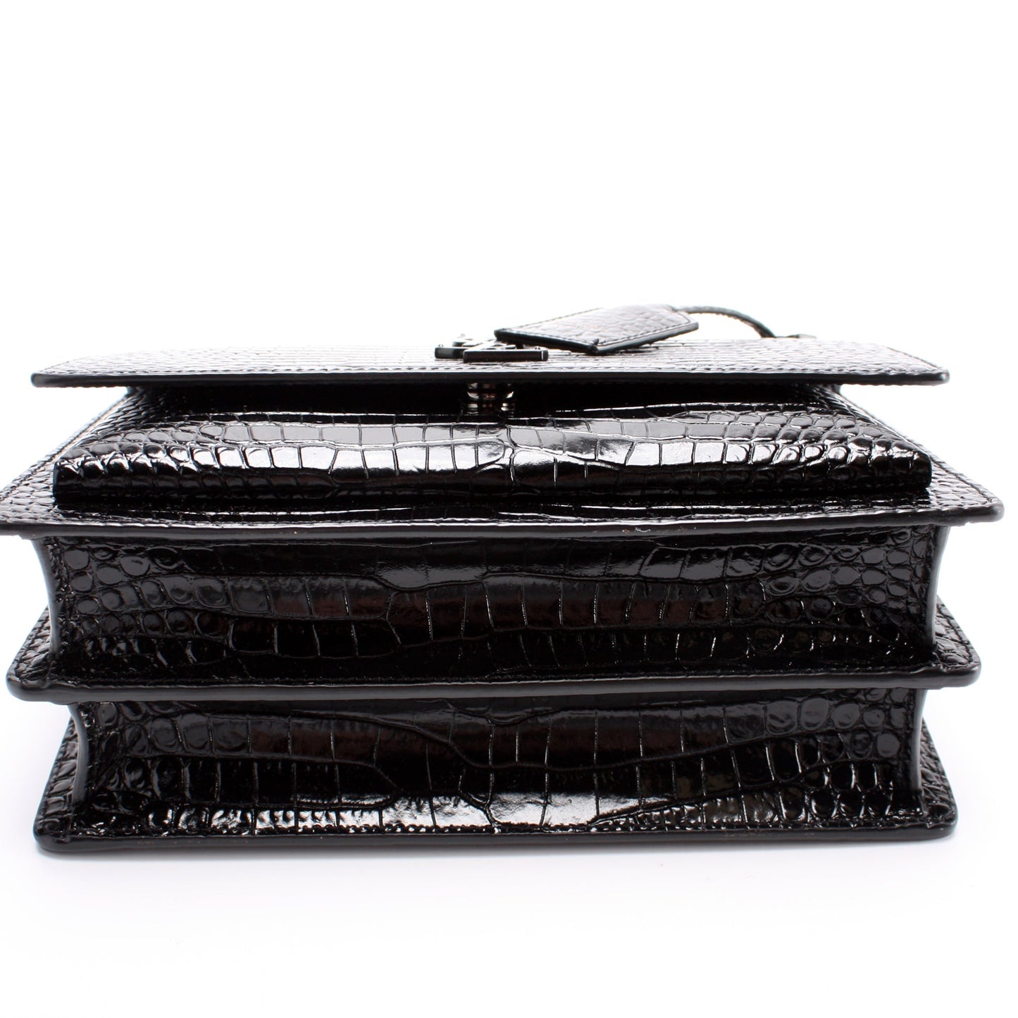 Saint Laurent Sunset Medium Croc 442906 Bag