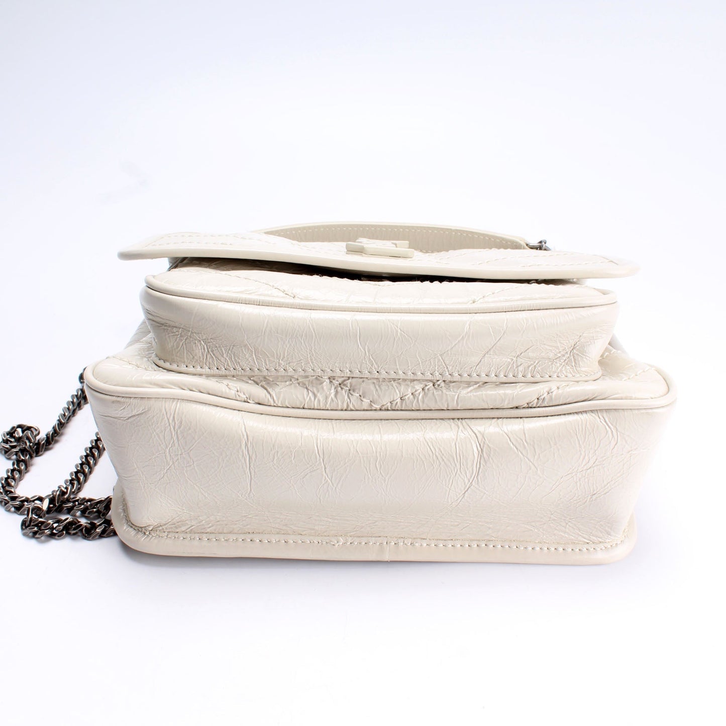 Saint Laurent Niki Baby Crinkled Leather Bag