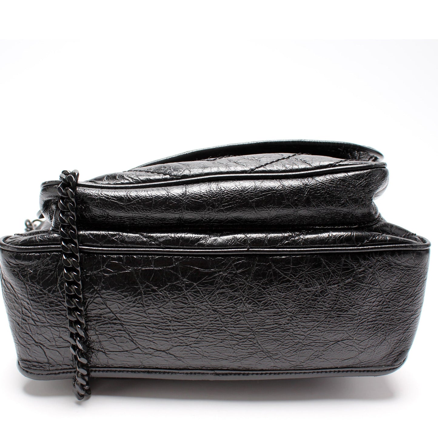 Saint Laurent Niki Medium Crinkle Leather Bag