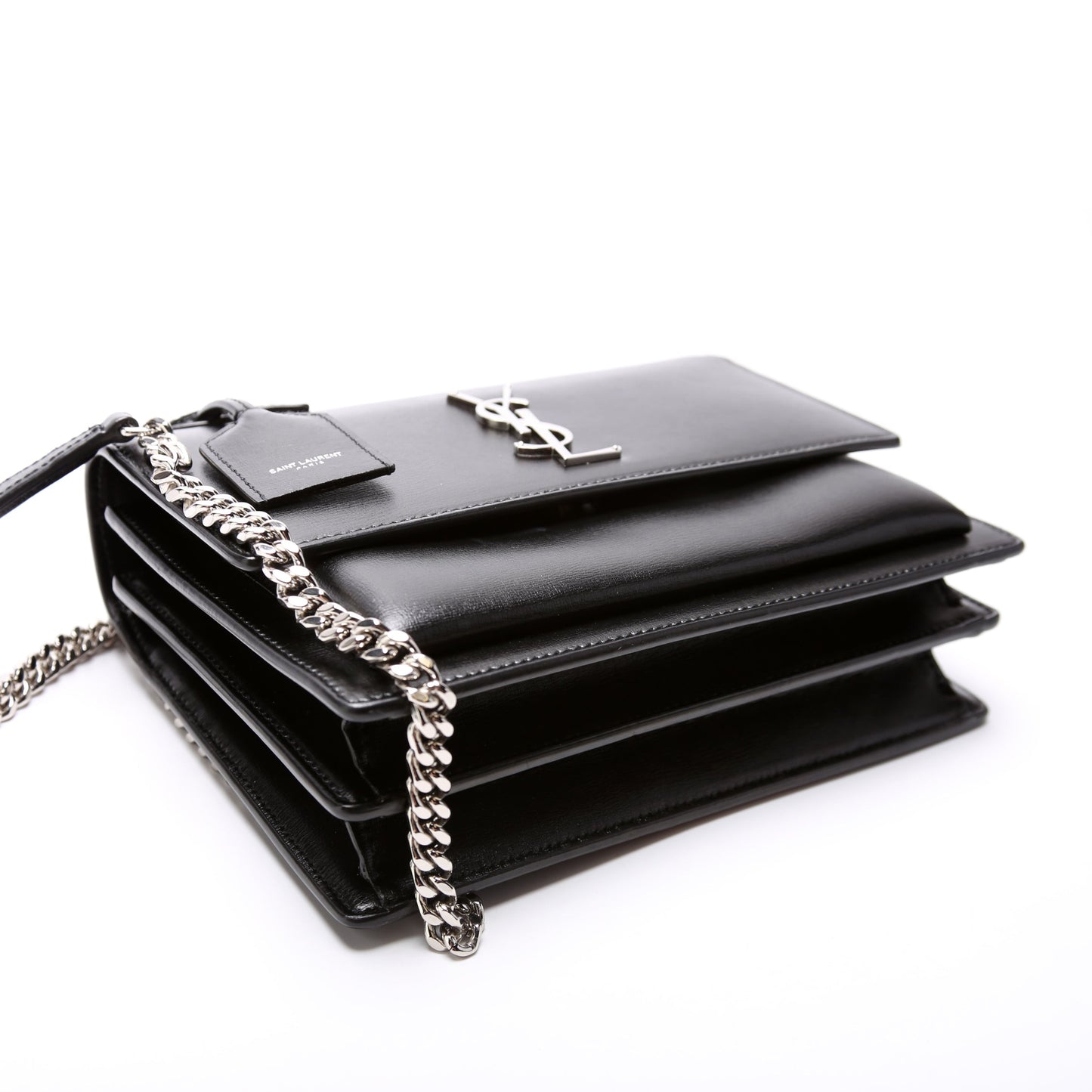 Saint Laurent Sunset Medium Smooth Leather Bag