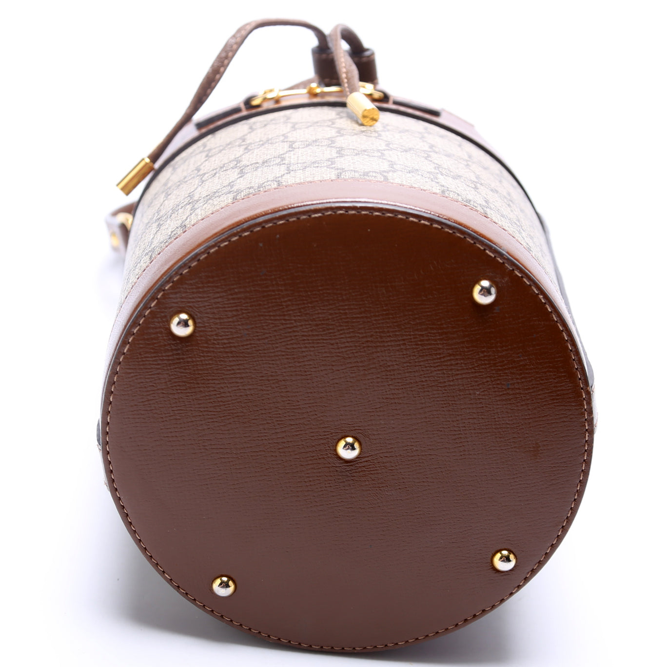 Gucci Leather Canvas Shoulder Bag