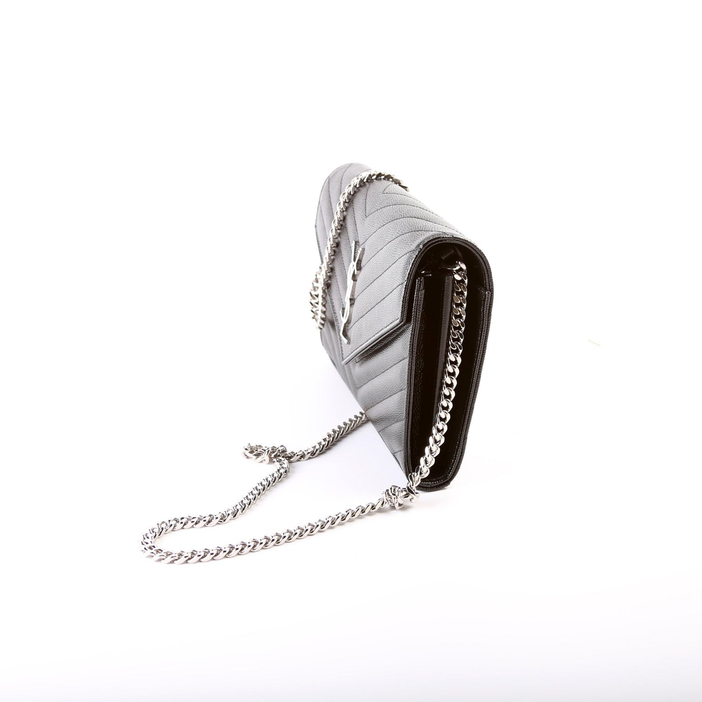 Saint Laurent Grain de Poudre Chain Wallet 377828 Bag
