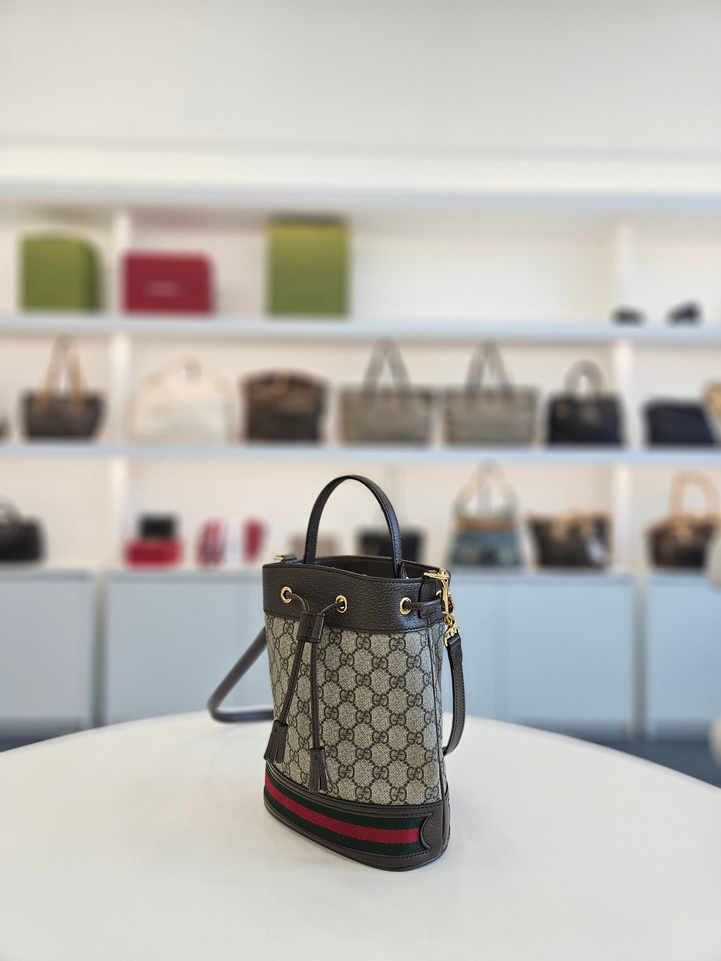Gucci Canvas Shoulder Bag